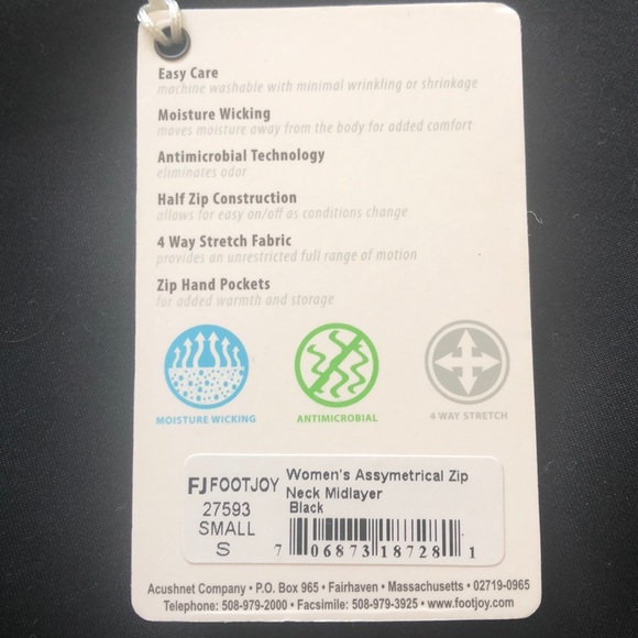 FootJoy Pullover Asymmetrical 1/2 zipper - Picture 7 of 11